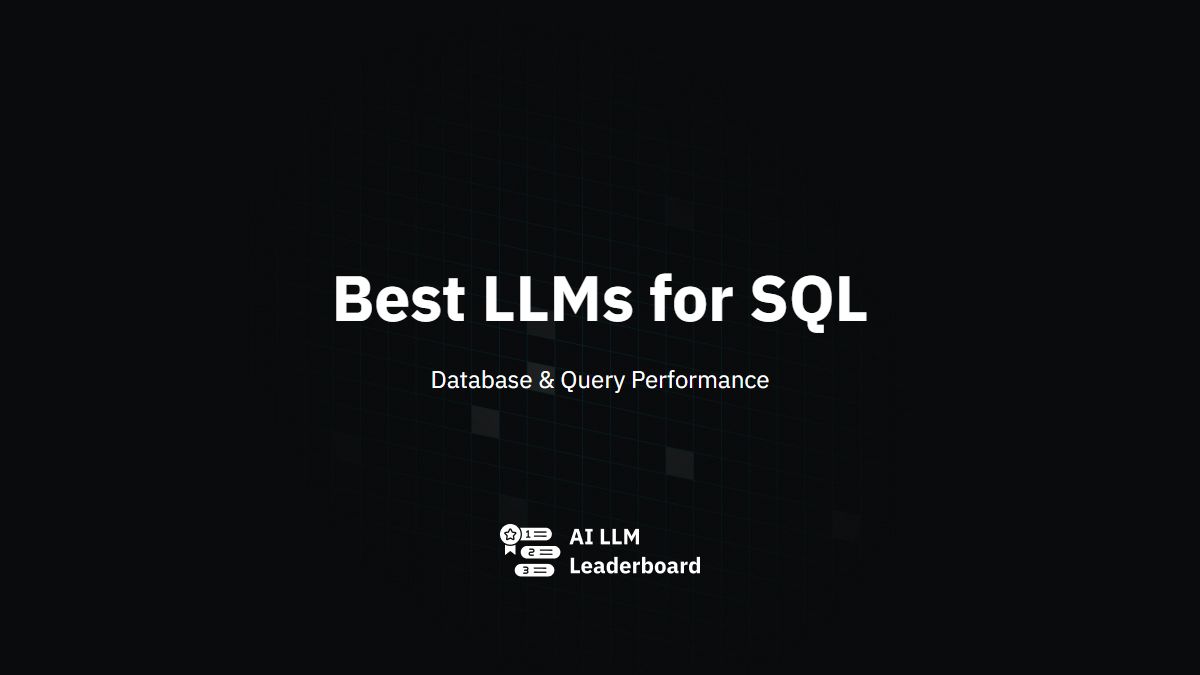 Best LLMs for SQL 2026 | SQL Query AI Leaderboard